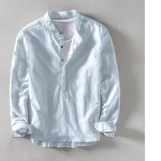 Felix Men's Linen Shirt - front view