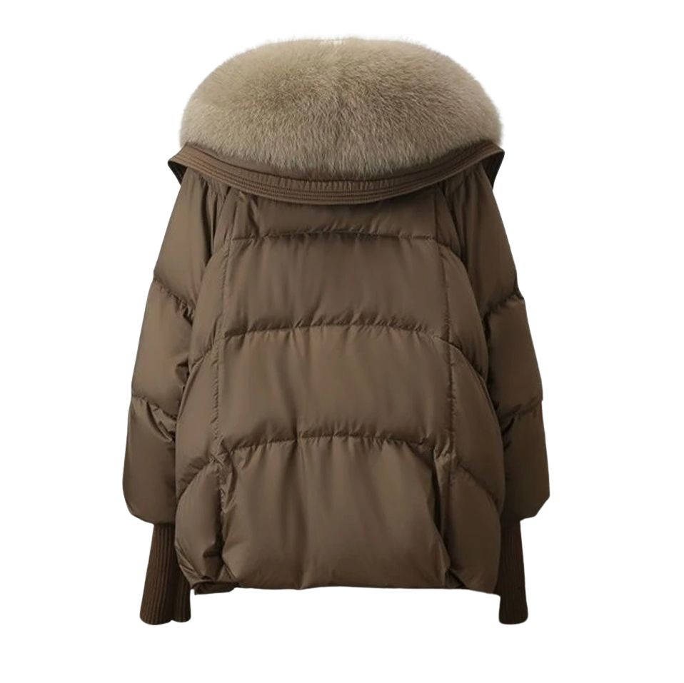 Bijou Women's Puffer Jacket - close-up detail