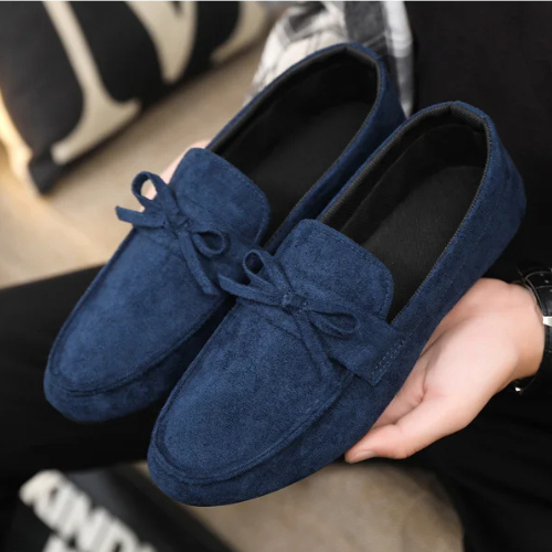 Faye Women's Suede Loafers - back view