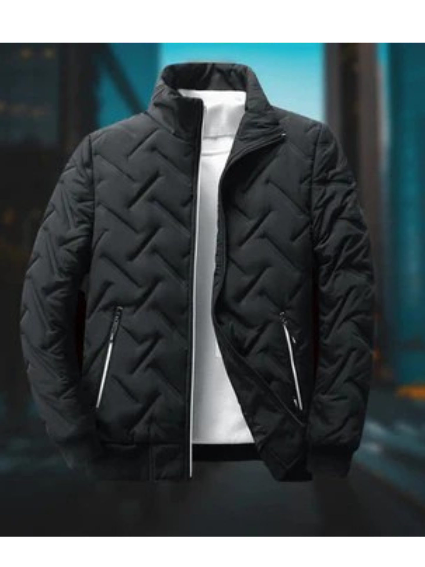 Owen Men's Puffer Jacket - front view