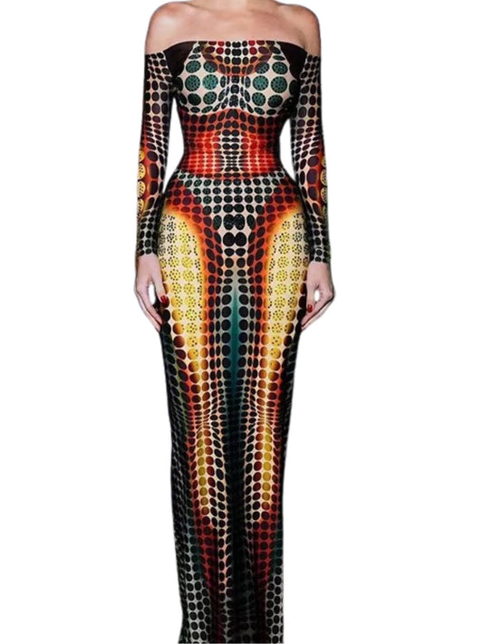 Rowan Women's Printed Dress - styled view