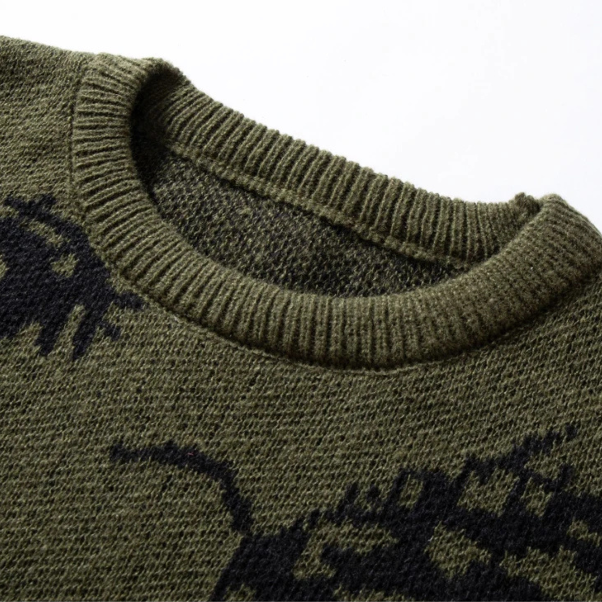 Maya Women's Sweater - fabric and finish detail