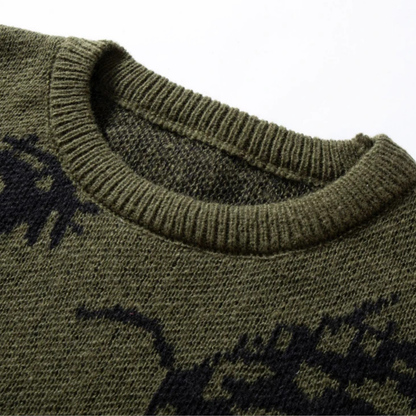 Maya Women's Sweater - fabric and finish detail