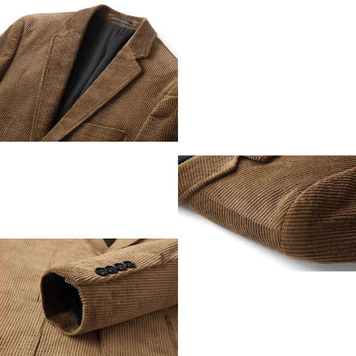Wren Women's Blazer - fabric and finish detail