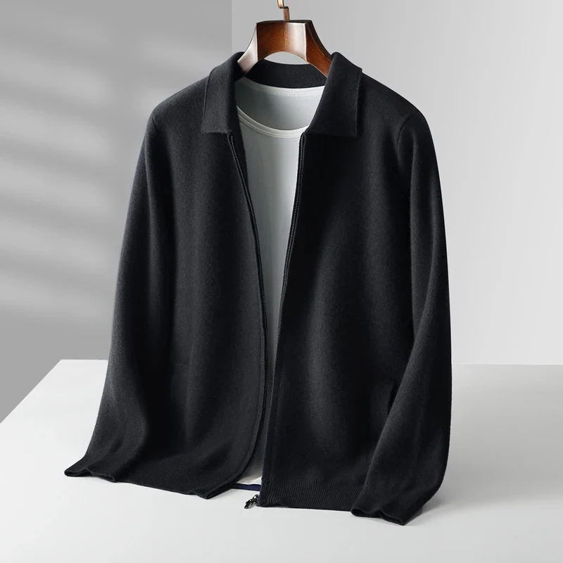 Gray Men's Sweater - front view