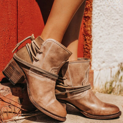 Nadia Women's Ankle Boots - styled view