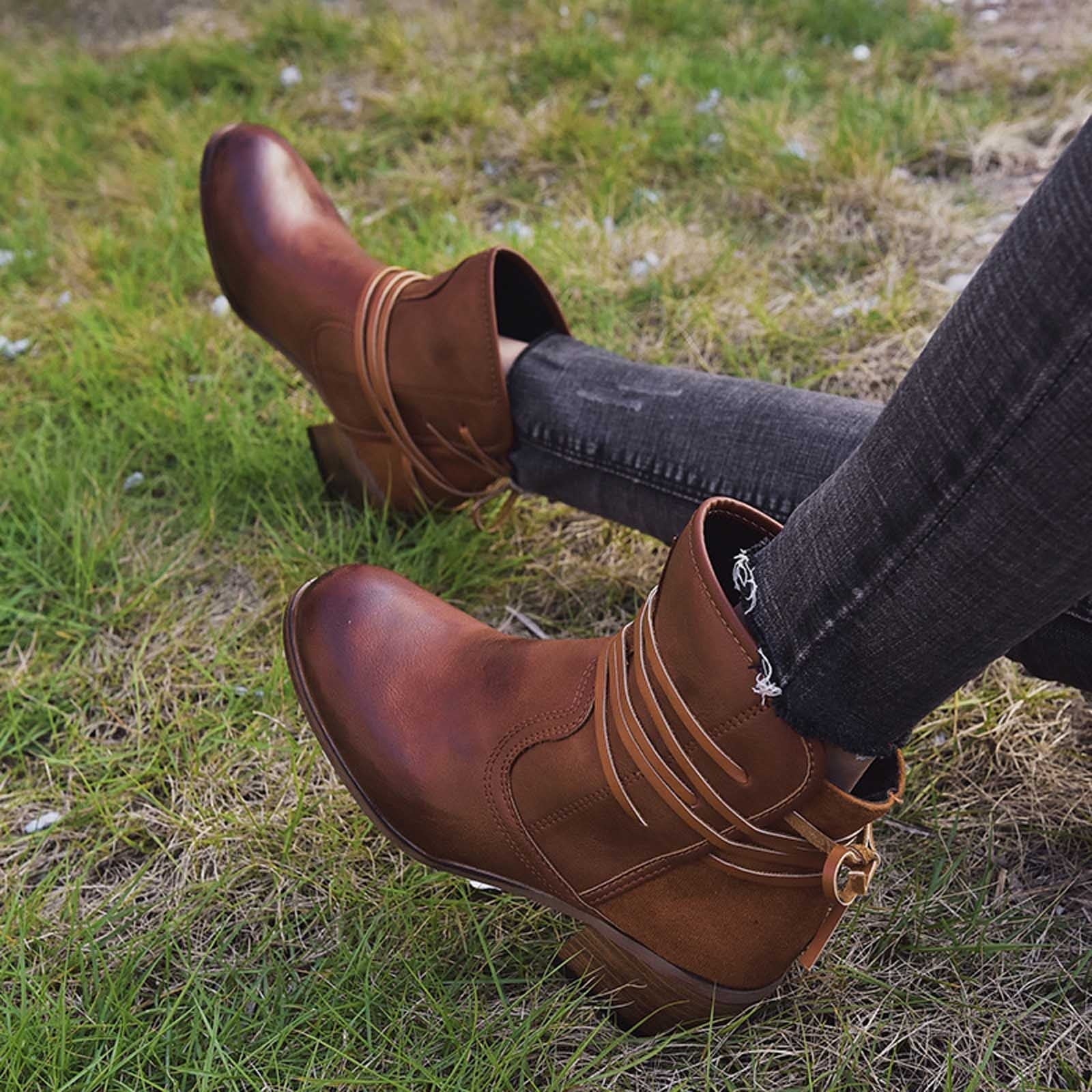 Nadia Women's Ankle Boots - full-length view