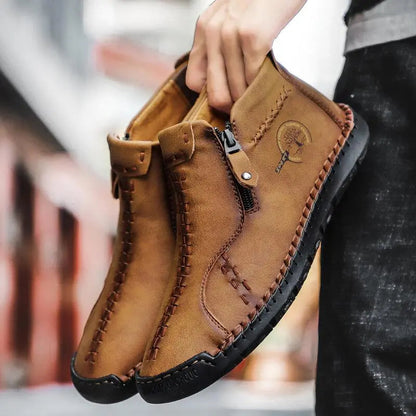 Rhys Men's Ankle Boots - styled view