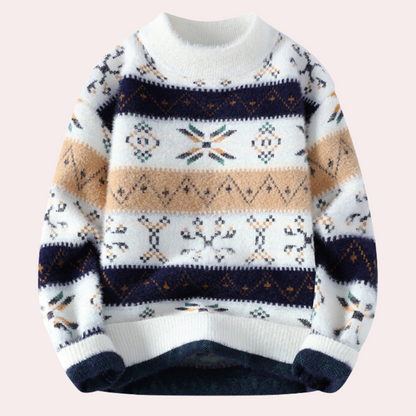 Sawyer Men's Sweater - styled view