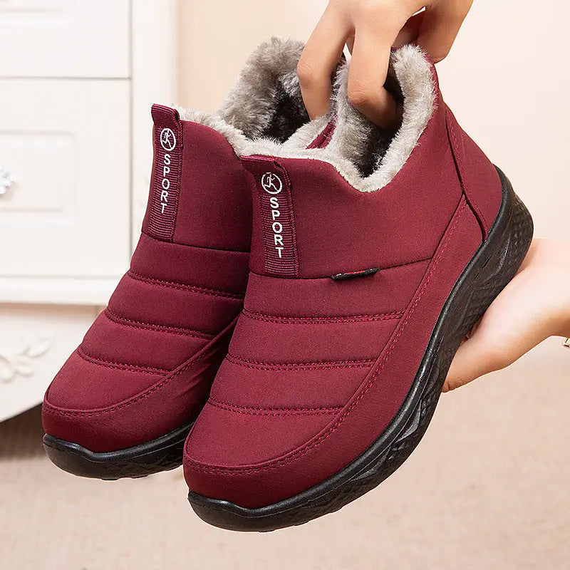 Maya Women's Ankle Boots - fabric and finish detail
