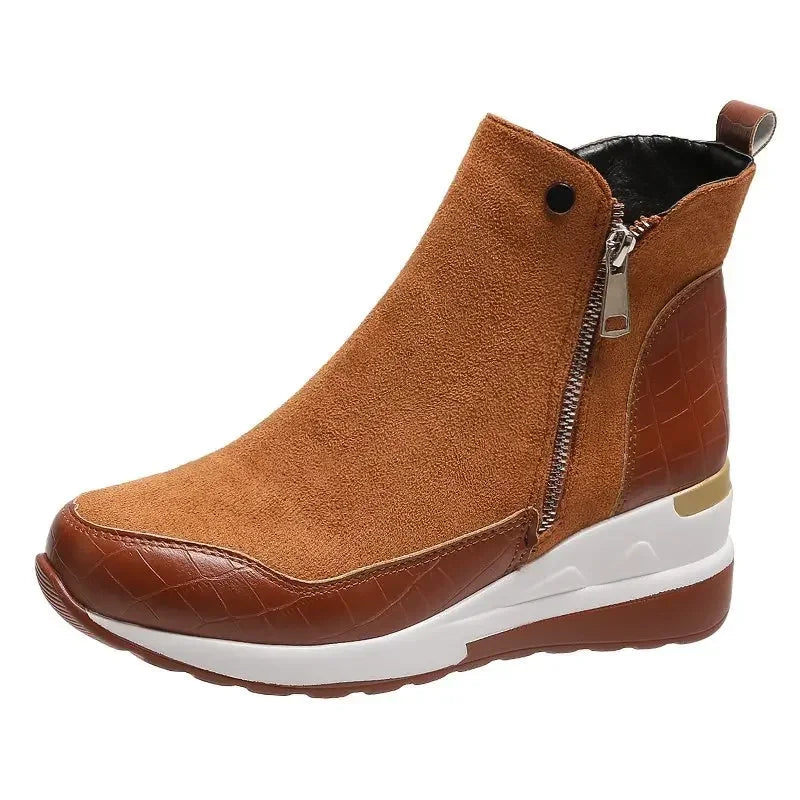 Vera Women's Platform Ankle Boots - back view