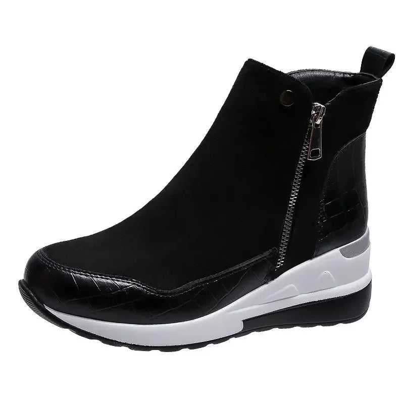 Vera Women's Platform Ankle Boots - close-up detail