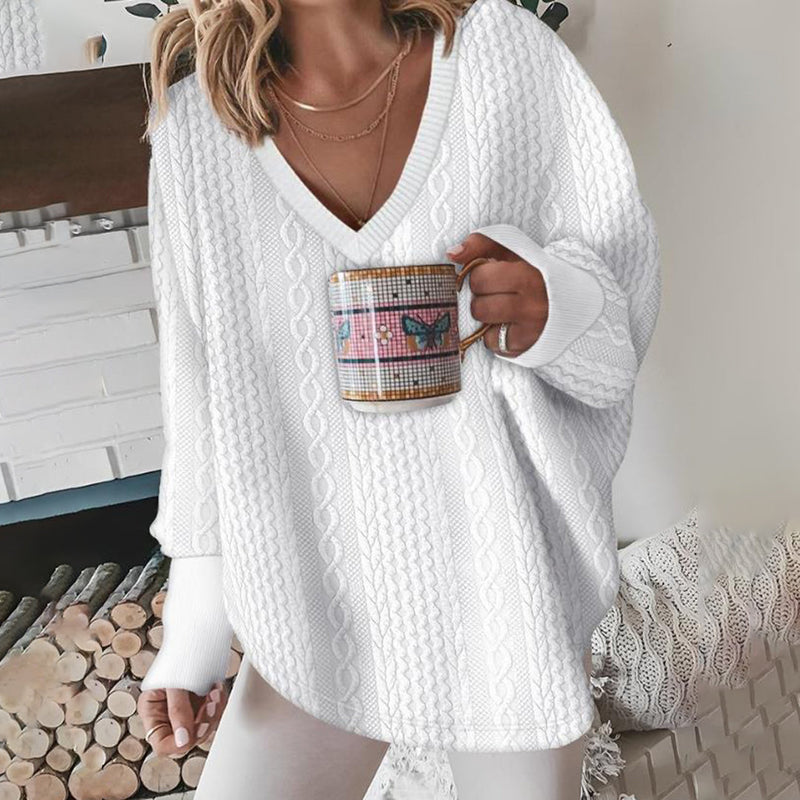 Ivy Women's Oversized Sweater | Cable Knit