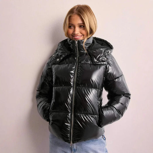 Violette Women's Puffer Jacket - front view