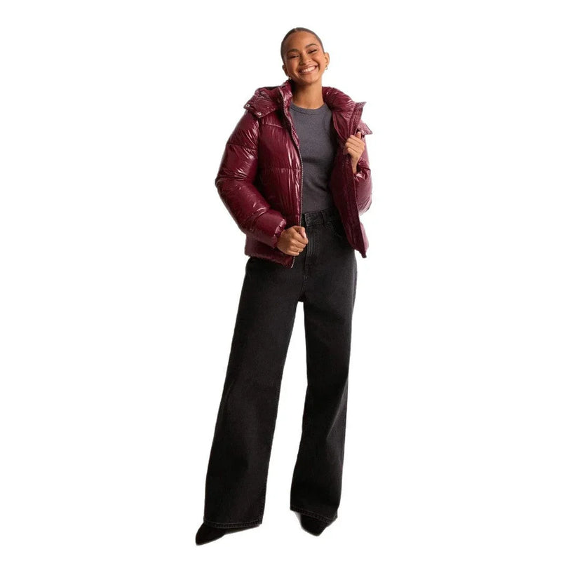 Violette Women's Puffer Jacket - back view