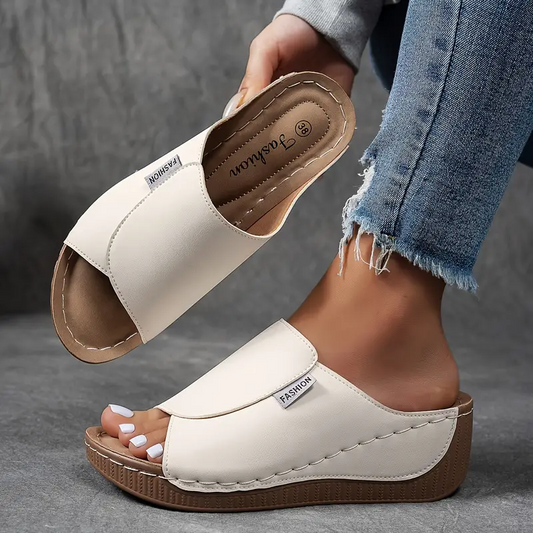 Greta Women's Platform Sandals - front view
