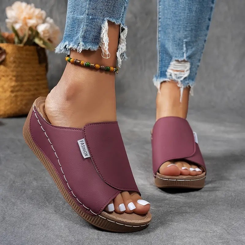 Greta Women's Platform Sandals - full-length view