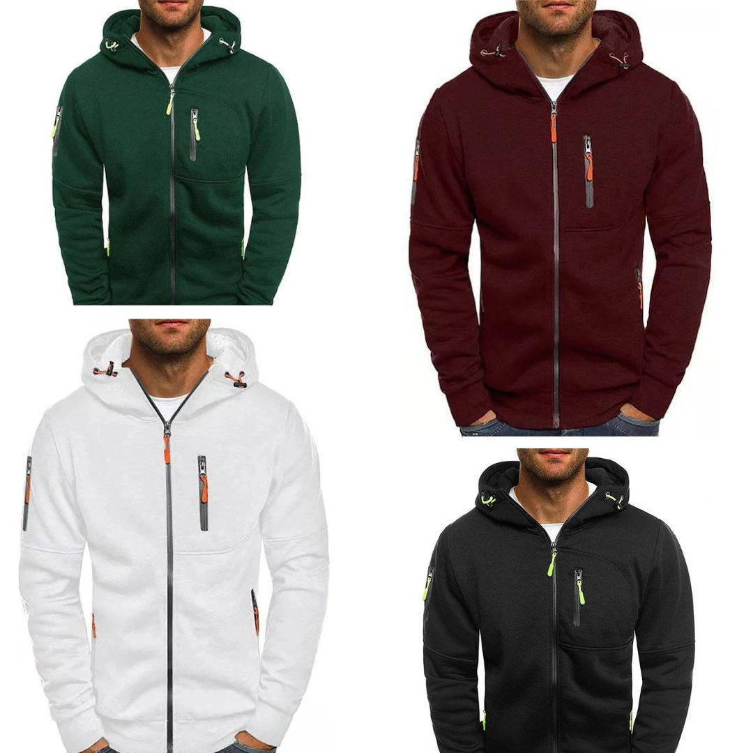 Lachlan Men's Hoodie - fabric and finish detail