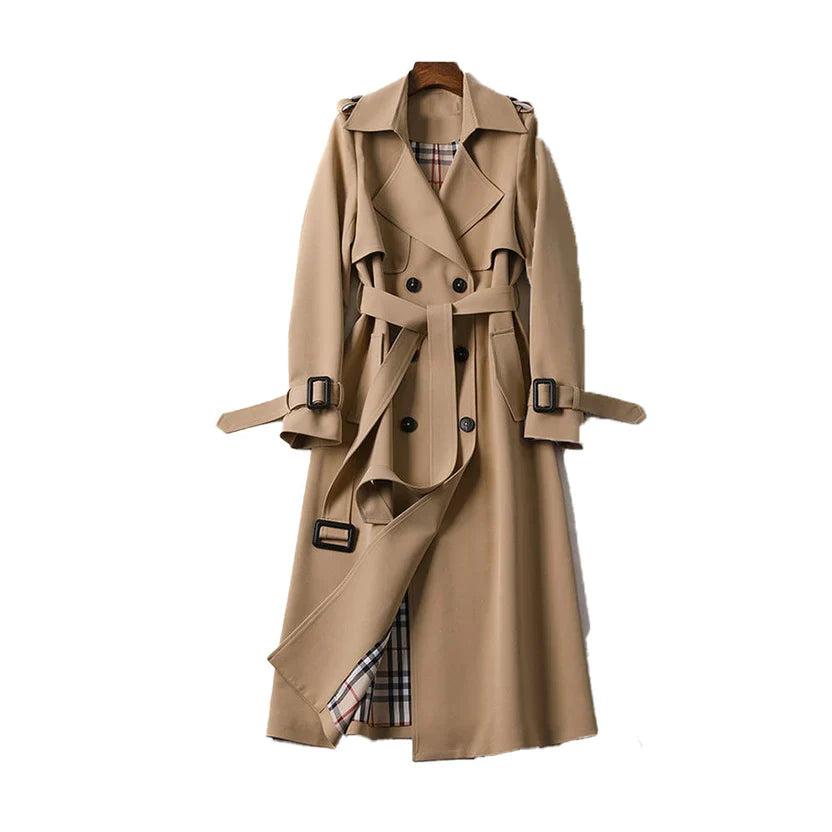 Vienna Women's Trench Coat - front view