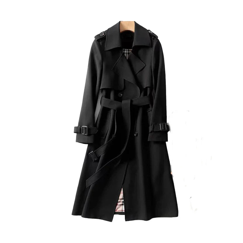 Vienna Women's Trench Coat - styled view