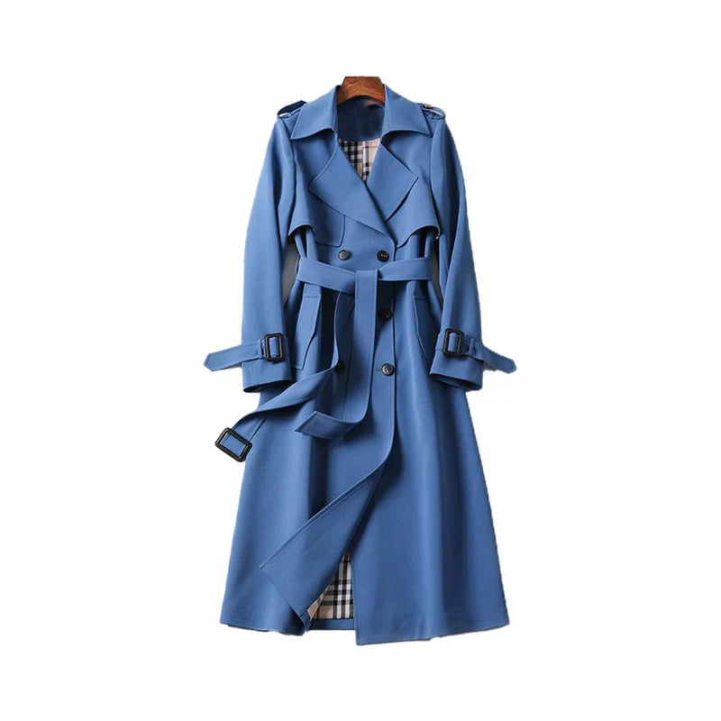 Vienna Women's Trench Coat - back view