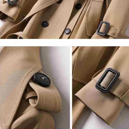 Vienna Women's Trench Coat - shown in use