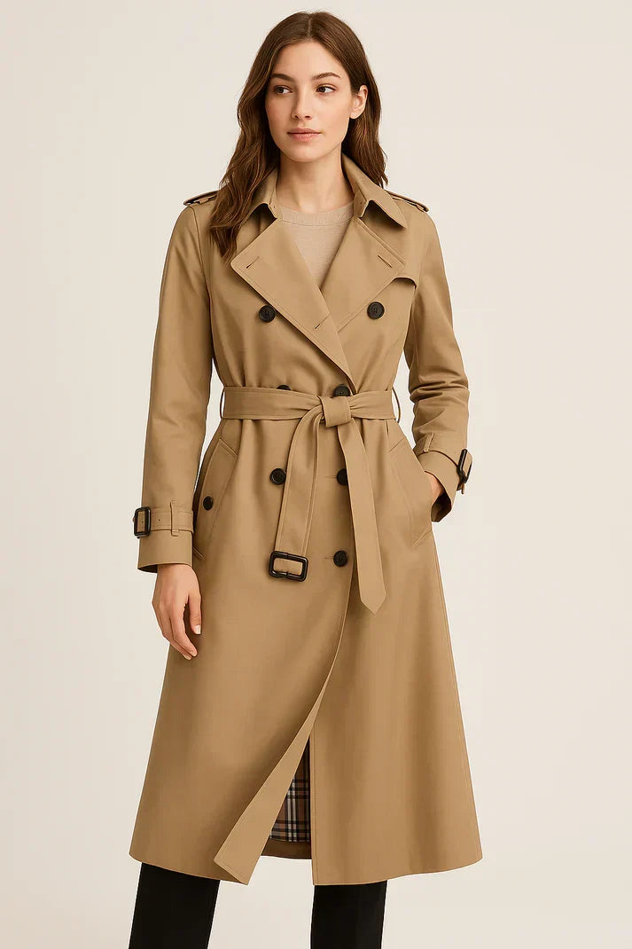 Vienna Women's Trench Coat - front view