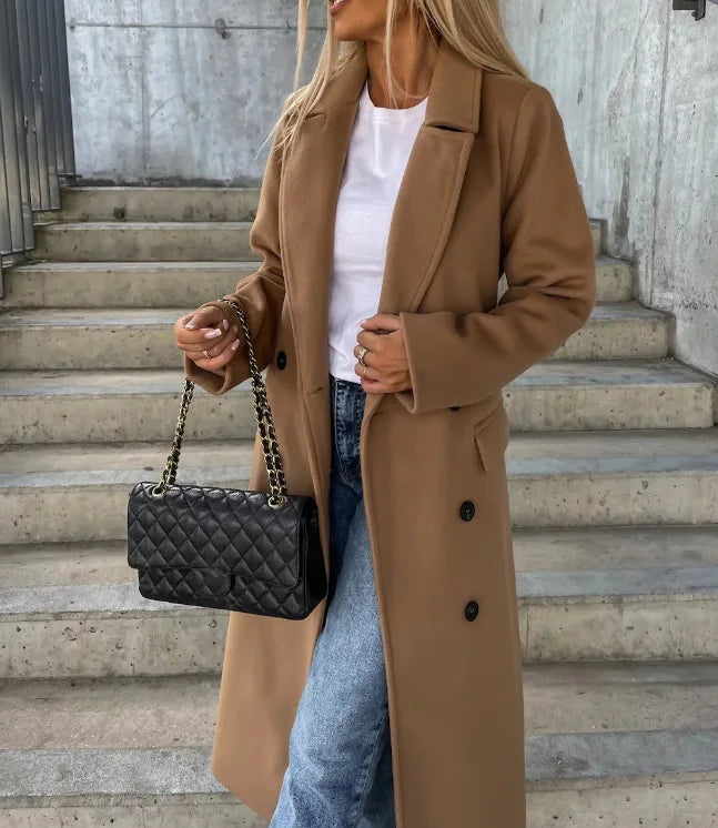 Verity Women's Trench Coat - back view