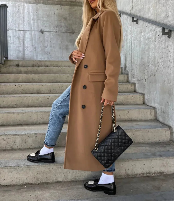 Verity Women's Trench Coat - full-length view