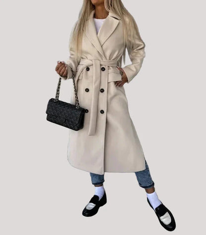 Verity Women's Trench Coat - close-up detail