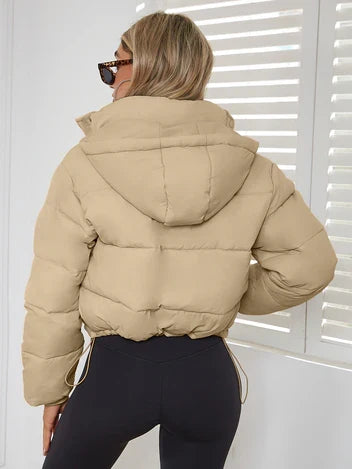 Elise Women's Puffer Jacket - shown in use