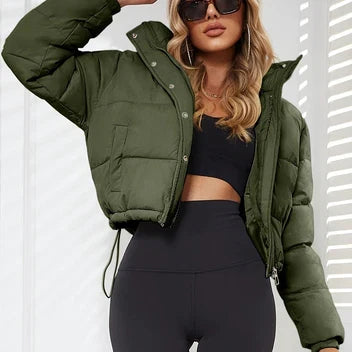 Elise Women's Puffer Jacket - back view