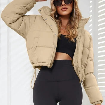 Elise Women's Puffer Jacket - full-length view