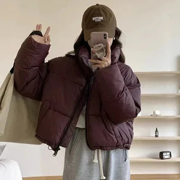 Clara Women's Puffer Jacket - front view
