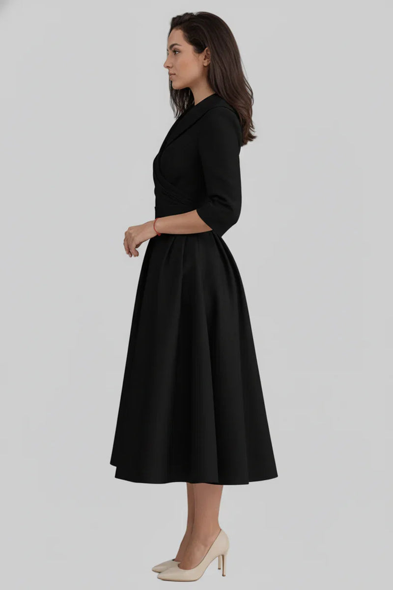 Selma Women's Midi Dress - front view