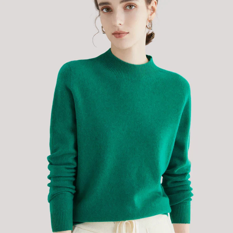 Dahlia Women's Sweater - fabric and finish detail