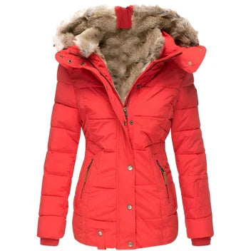 Noor Women's Puffer Jacket - styled view