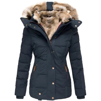 Noor Women's Puffer Jacket - back view