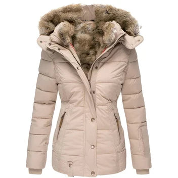 Noor Women's Puffer Jacket - full-length view