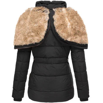 Noor Women's Puffer Jacket - flat lay