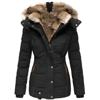 Noor Women's Puffer Jacket - front view
