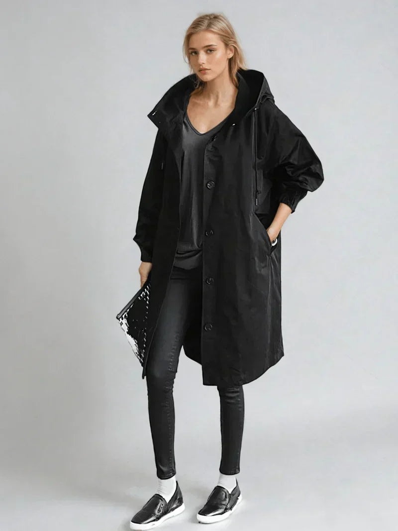 Ivy Women's Trench Coat - styled view