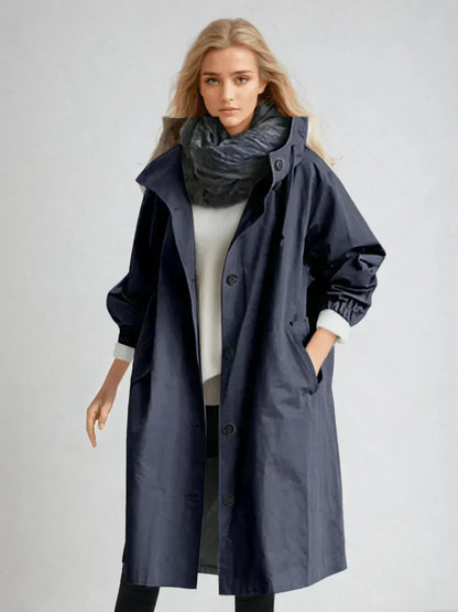 Ivy Women's Trench Coat - back view