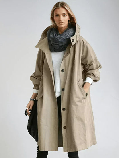 Ivy Women's Trench Coat - front view