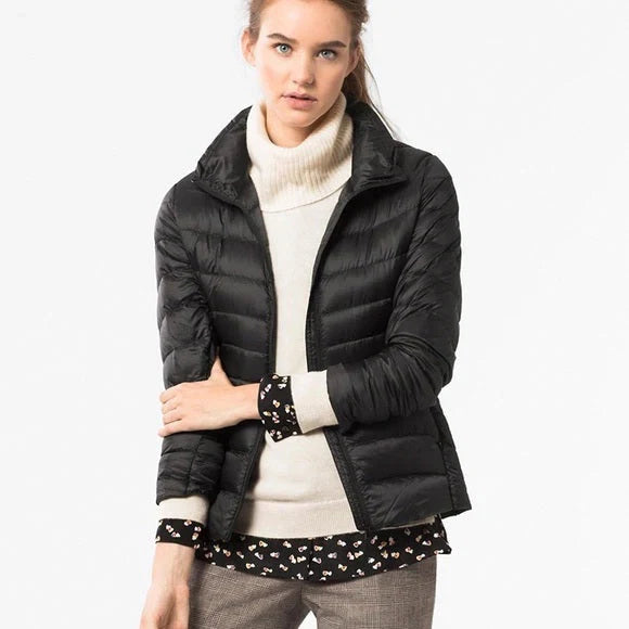 Cosima Women's Puffer Jacket - fabric and finish detail
