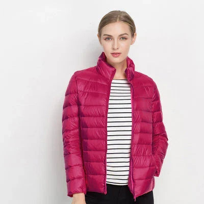Cosima Women's Puffer Jacket - styled view