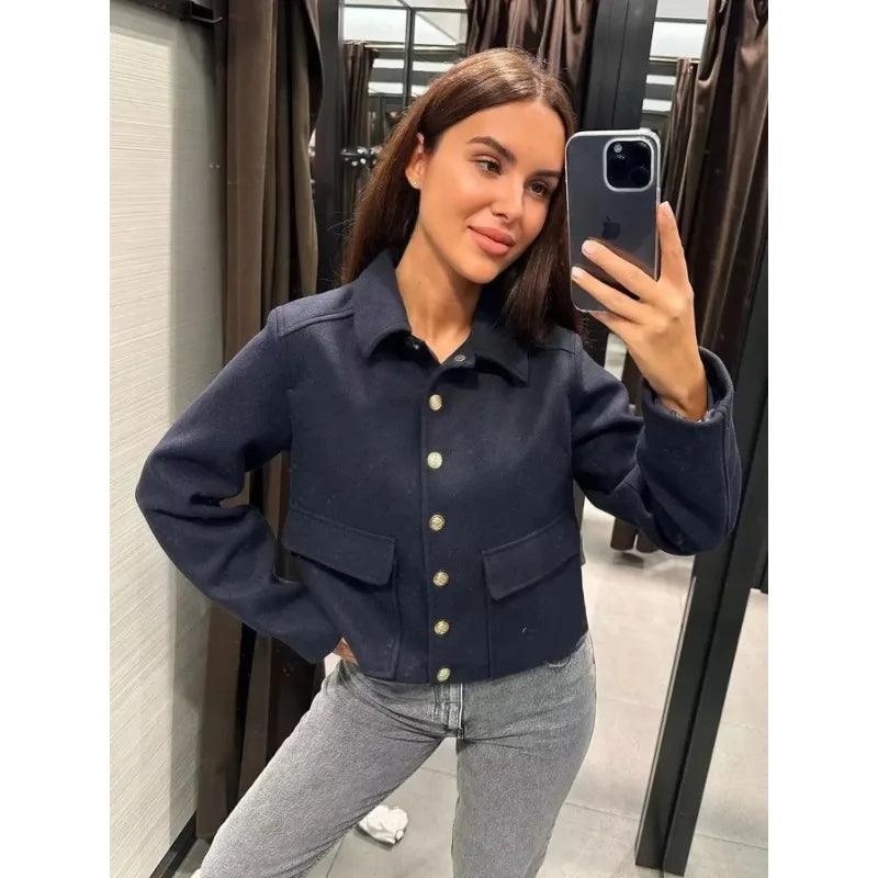 Maya Women's Jacket - fabric and finish detail