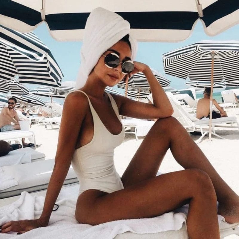 June Women's Swimsuit - styled view