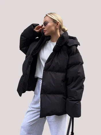 Vienna Women's Oversized Puffer Jacket - front view