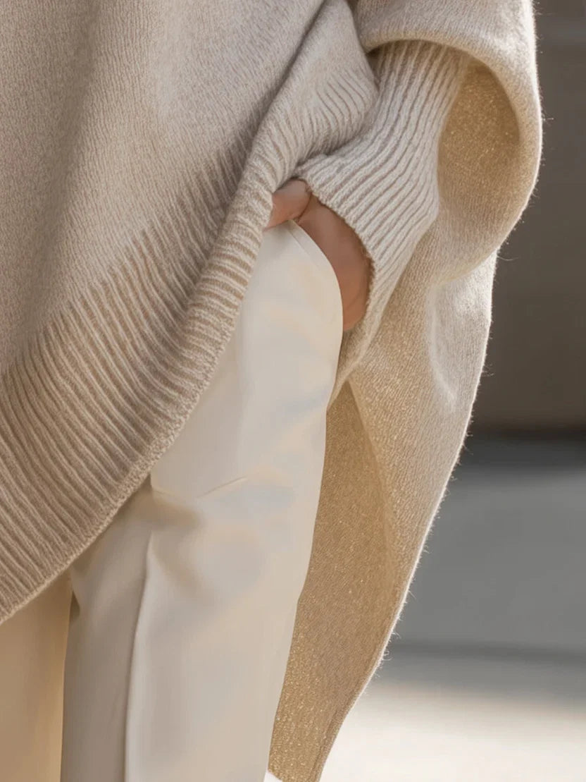 Ava Women's Oversized Sweater - shown in use